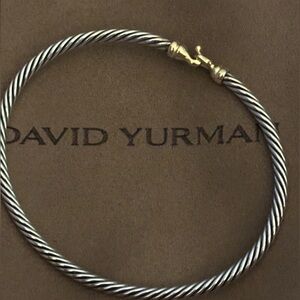 David Yurman Silver and Gold bracelet